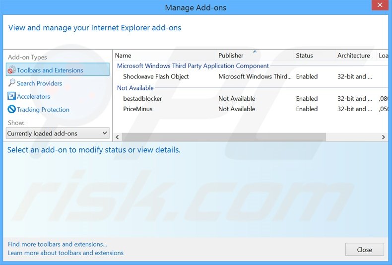 Rimuovere DNS Unlocker adware da Internet Explorer step 2