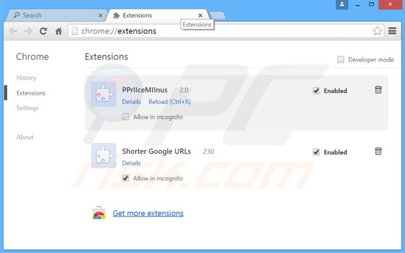 Rimuovere go.next-search.net da Google Chrome 