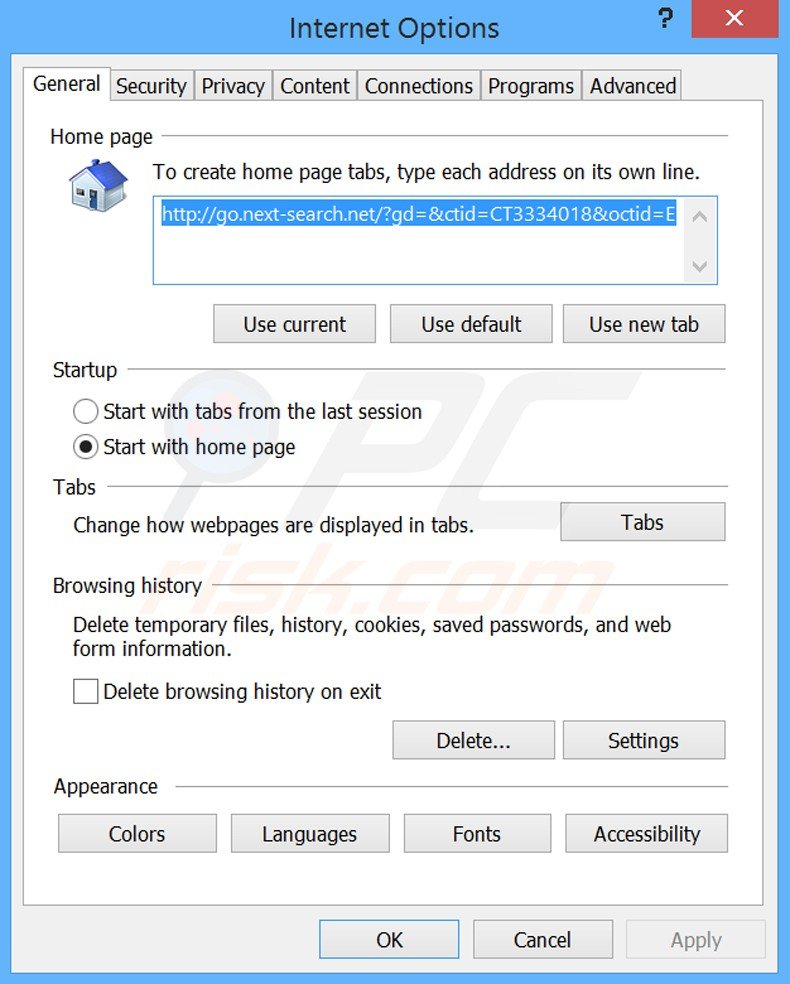 Cambia la tua homepage da Internet Explorer 