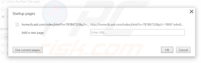 Cambia la tua homepage home.tb.ask.com da Google Chrome