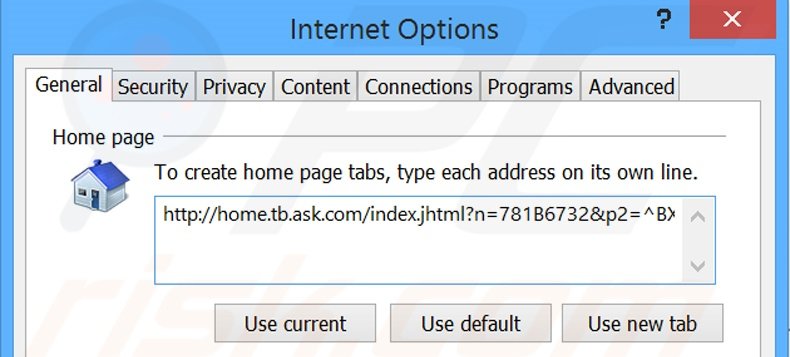 Cambia la tua homepage home.tb.ask.com da Internet Explorer 