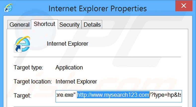Aggiustare i collegamenti rapidi a Internet Explorer step 2