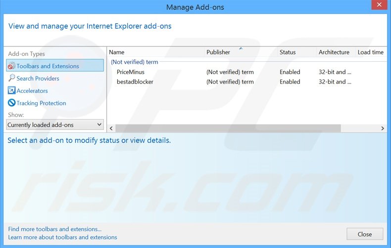 Rimuovere PrintOnKey adware da  Internet Explorer step 2