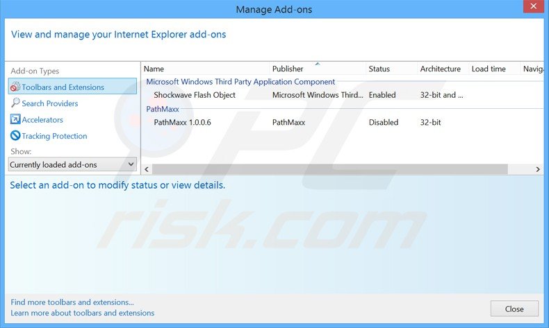 Rimuovere Fresh Outlook adware da Internet Explorer step 2