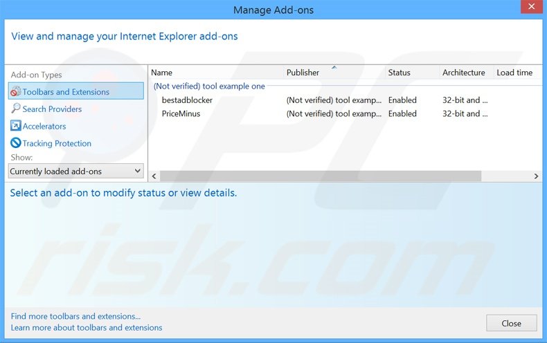 Rimuovere GetPrivate adware da Internet Explorer step 2