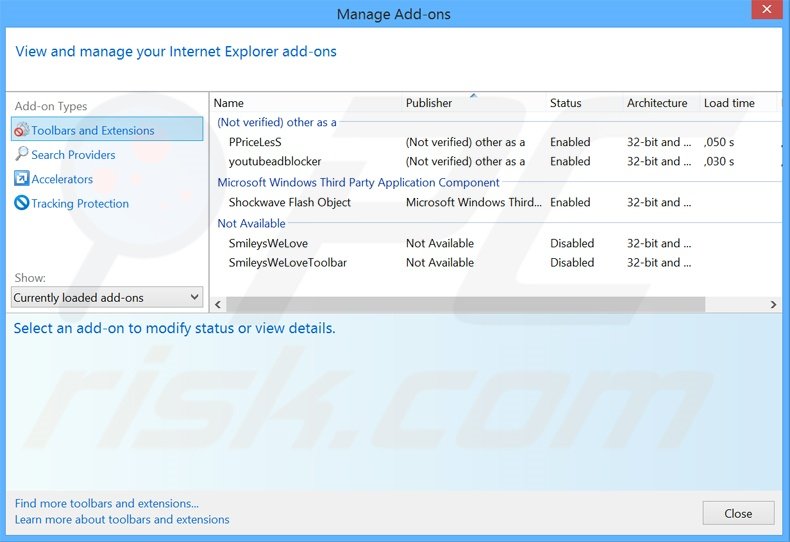 Rimuovere Gravity Space adware da Internet Explorer step 2