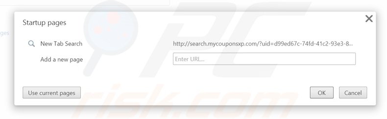 Cambia la tua homepage search.mycouponsxp.com da Google Chrome 