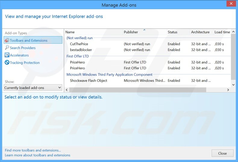 Rimuovere SpeedGuard adware da Internet Explorer step 2