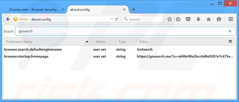 Cambia il tuo motore di ricerca predefinito zwiiky.com da Mozilla Firefox 