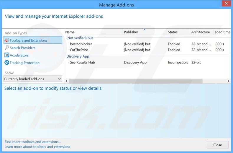 Rimuovere BeagleBrowser adware da Internet Explorer step 2