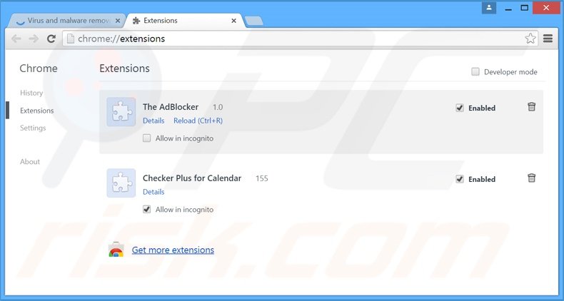 Rimuovere BitSaver adware da Google Chrome step 2
