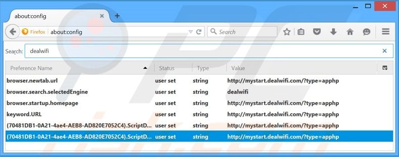 Cambia il tuo motore di ricerca predefinito mystart.dealwifi.com in Mozilla Firefox 