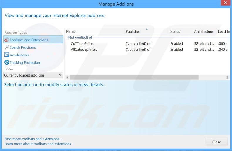 Rimuovere PhraseProfessor adware da Internet Explorer step 2
