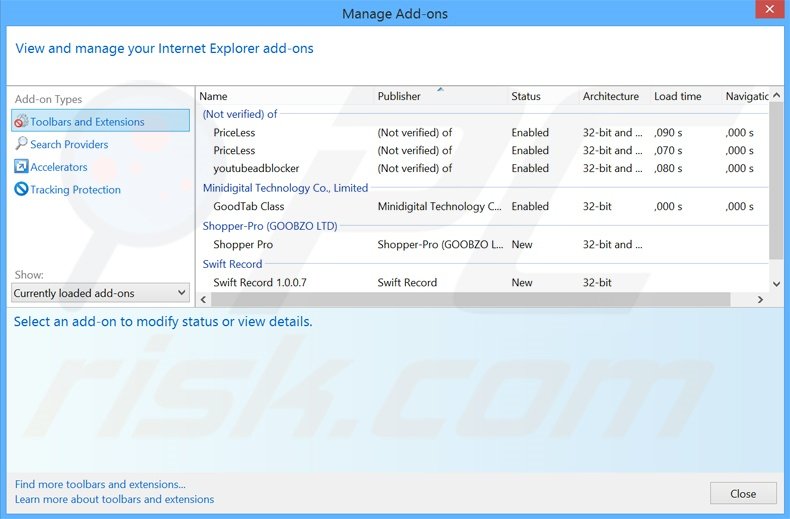Rimuovere Plusnetwork.com da  Internet Explorer