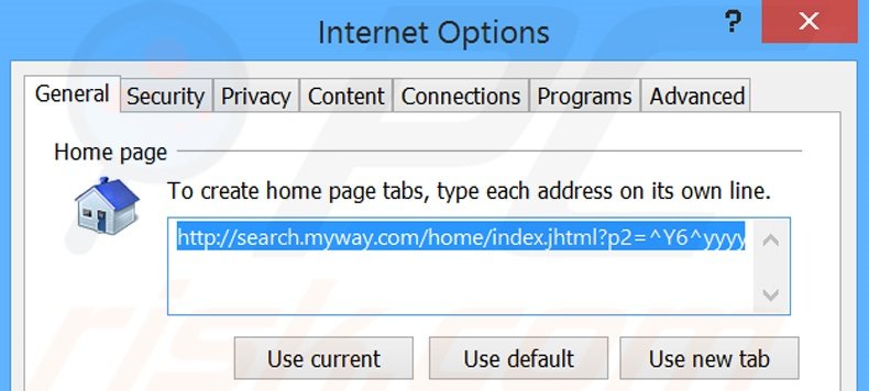 Cambia la tua homepage search.myway.com da Internet Explorer 