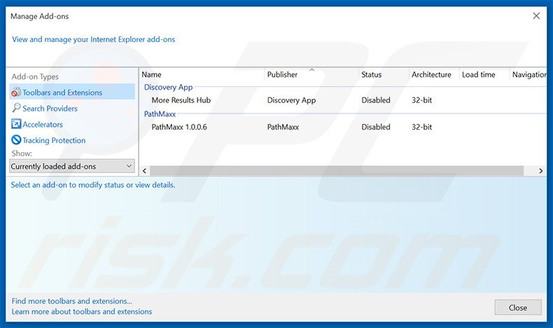 Rimuovere Advanced Calendar adware da Internet Explorer step 2