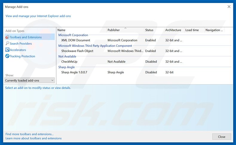 Rimuovere Temperature Scout adware da  Internet Explorer step 2