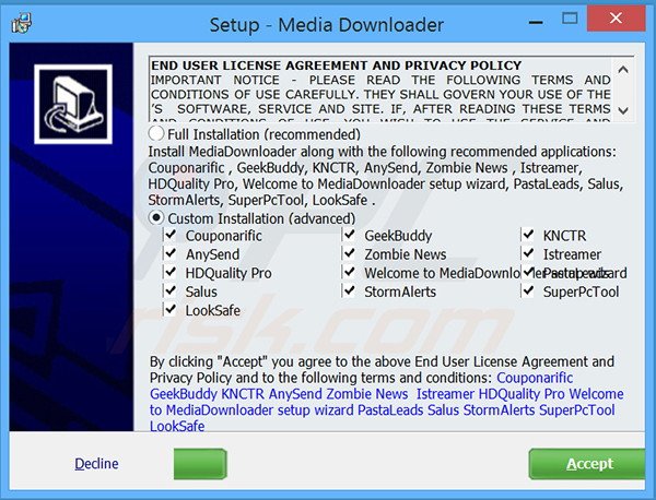 Delusive software installer distributing www-search.info browser hijacker