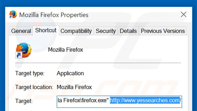 Aggiustare il collegamento rapido a Mozilla Firefox step 2