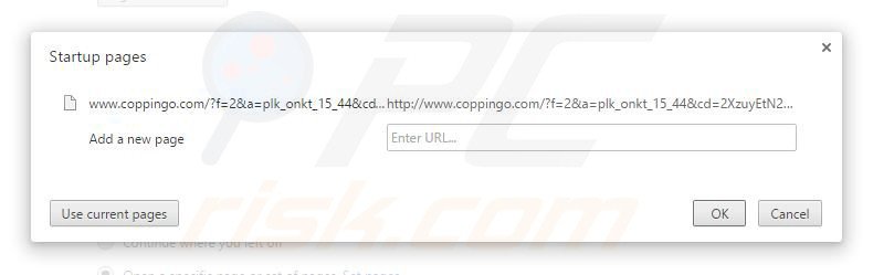 Cambia la tua homepage coppingo.com in Google Chrome 
