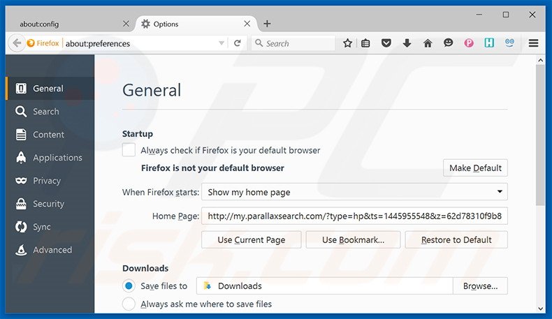Cambia la tua homepage in Mozilla Firefox 