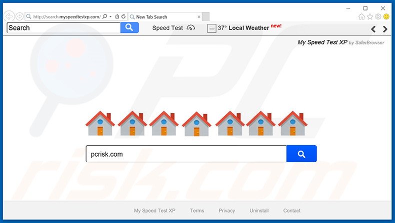 search.myspeedtestxp.com browser hijacker