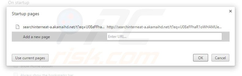 Cambia la tua homepage searchinterneat-a.akamaihd.net in Google Chrome 