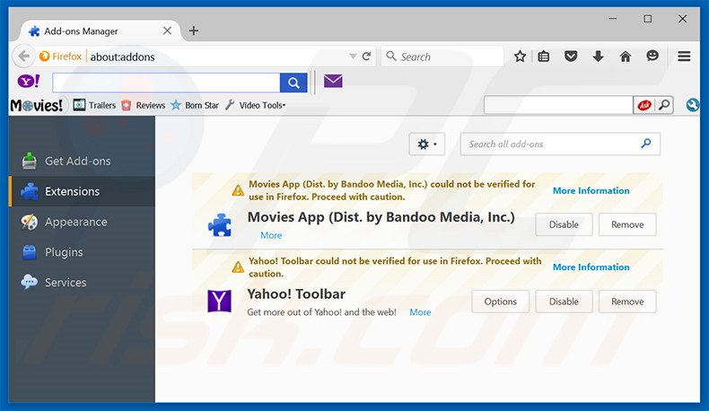 Rimuovere home.searchpile.com da  Mozilla Firefox