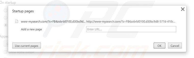 Cambia la tua homepage www-mysearch.com in Google Chrome 
