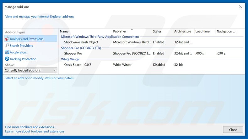 Rimuovere isearch123.com da Internet Explorer