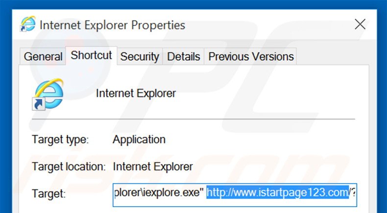 Aggiustare il collegamento rapido a  Internet Explorer step 2