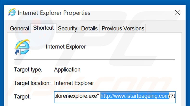 Aggiustare il collegamento rapido a Internet Explorer step 2