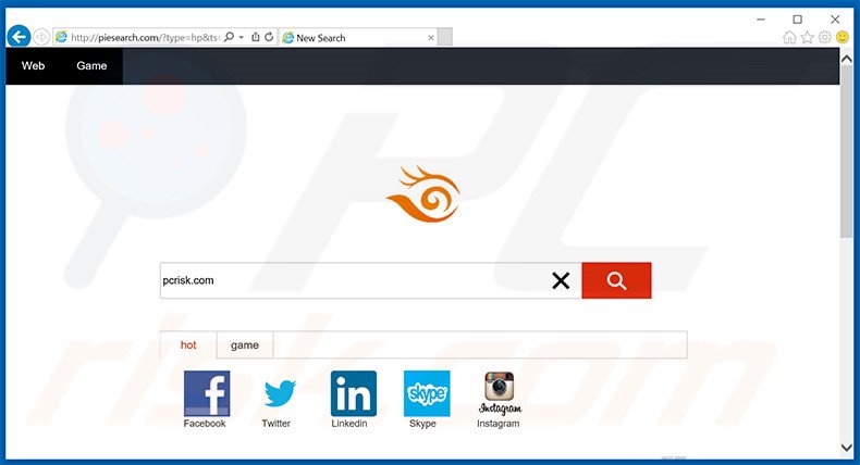 piesearch.com browser hijacker