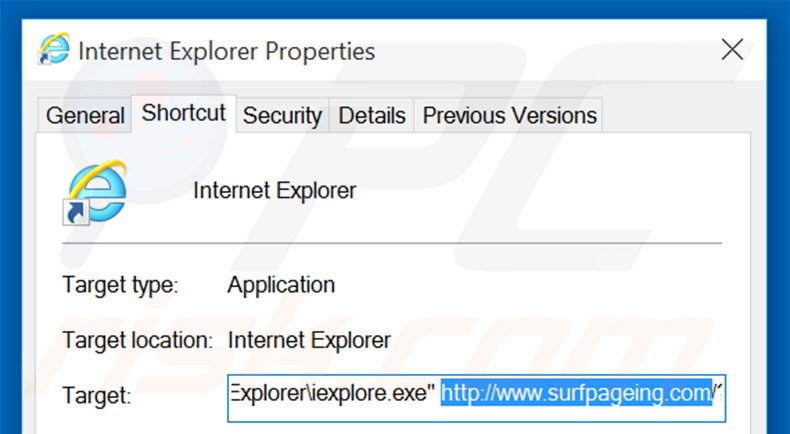 Aggiustare il collegamento rapido a Internet Explorer step 2
