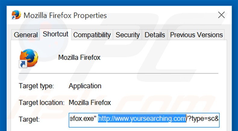 Aggiustare il collegamento rapido a Internet Explorer Mozilla Firefox step 2