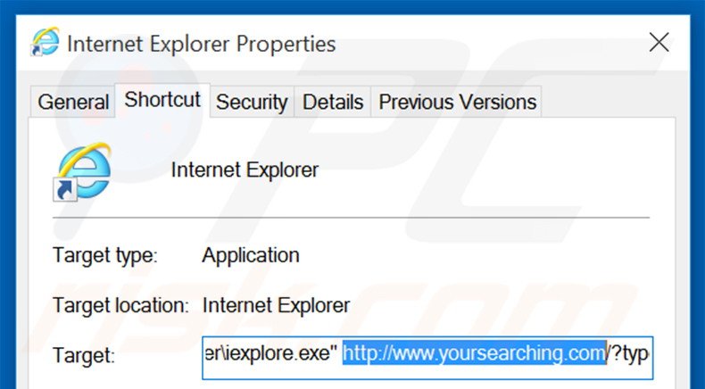 Aggiustare il collegamento rapido a Internet Explorer step 2