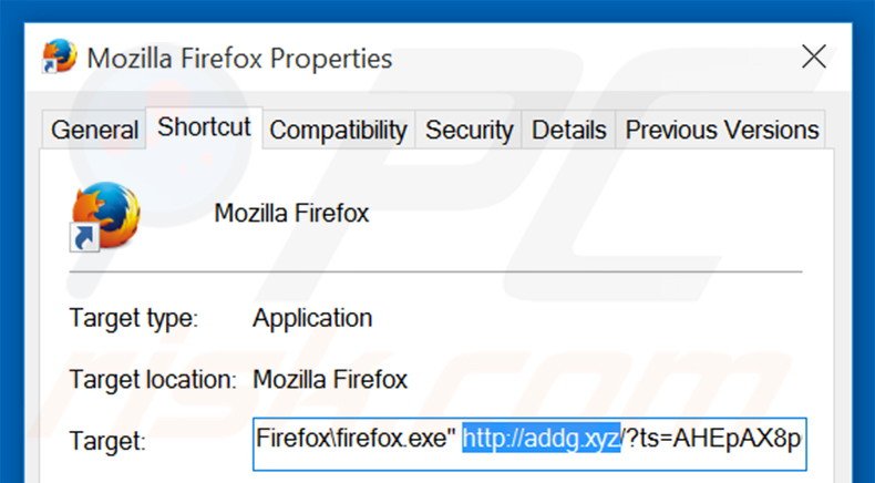 Aggiustare il collegamento rapido a Mozilla Firefox step 2