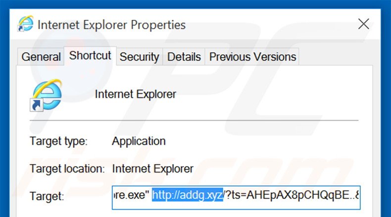 Aggiustare il collegamento rapido a Internet Explorer step 2