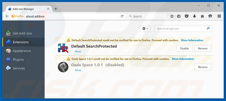 Rimuovere didisearch.com da Mozilla Firefox