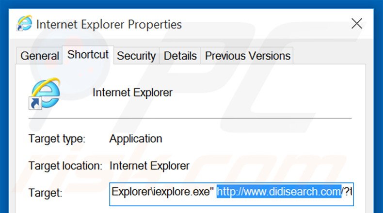 Aggiustare il collegamento rapido a Internet Explorer step 2