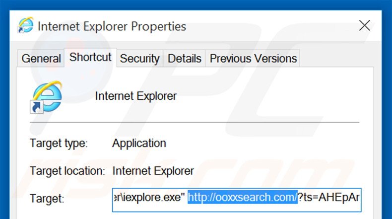 Aggiustare il collegamento rapido a Internet Explorer: step 2