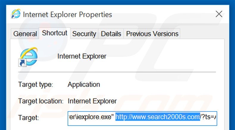 Aggiustare il collegamento rapido a Internet Explorer step 2