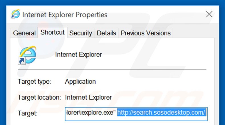 Aggiustare il collegamento rapido a Internet Explorer step 2