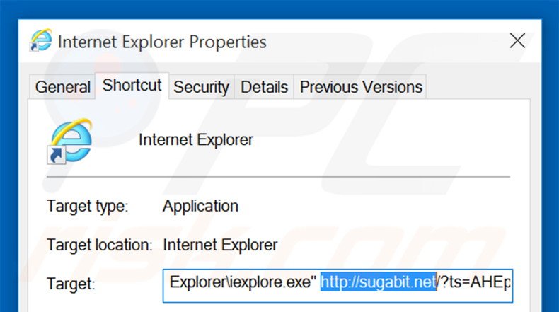 Aggiustare il collegamento rapido a Internet Explorer step 2