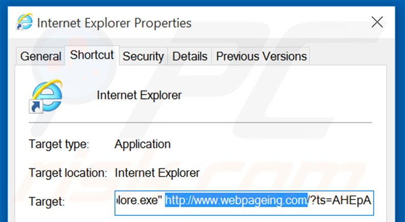 Aggiustare il collegamento rapido a Internet Explorer step 2