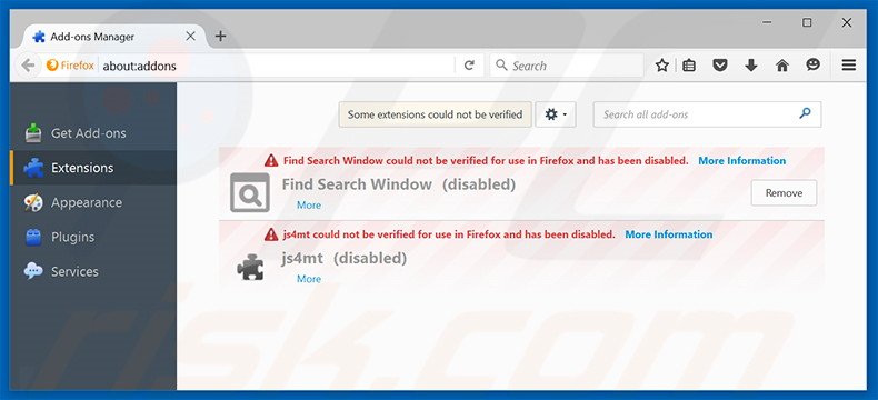 Rimuovere Browseextended adware da Mozilla Firefox step 2