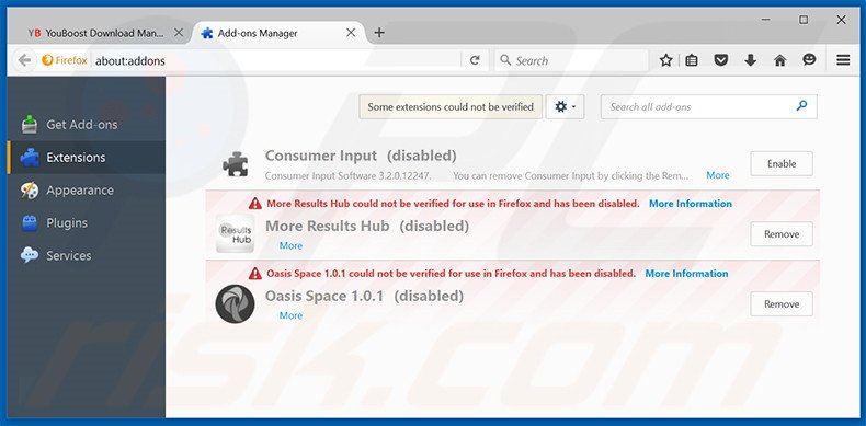 Rimuovere CoronaBorealis adware da Mozilla Firefox step 2