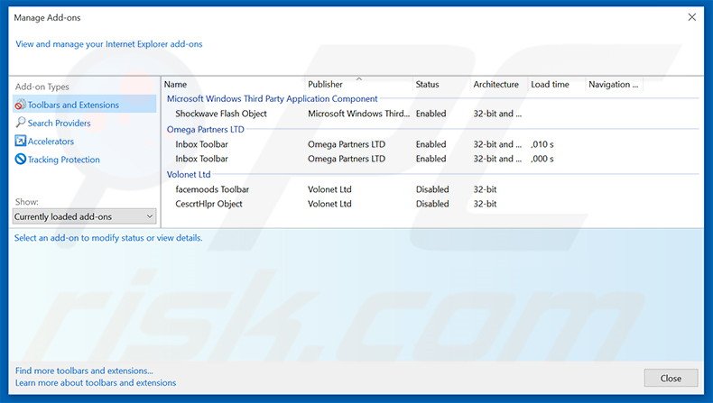 Rimuovere CoronaBorealis adware da Internet Explorer step 2