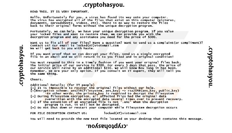 .Cryptohasyou decrypt instructions