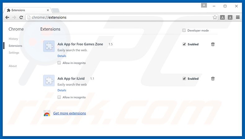 Rimuovere gold-page.com da Google Chrome 